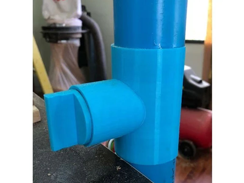 40-60mm带塞子的卡扣式管座三通3D打印模型免费STL文件下载-深圳市博易特智能科技有限公司