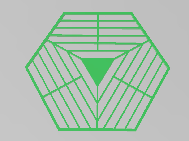 六边形盒盖/杯垫3D打印模型免费STL文件下载-深圳市博易特智能科技有限公司
